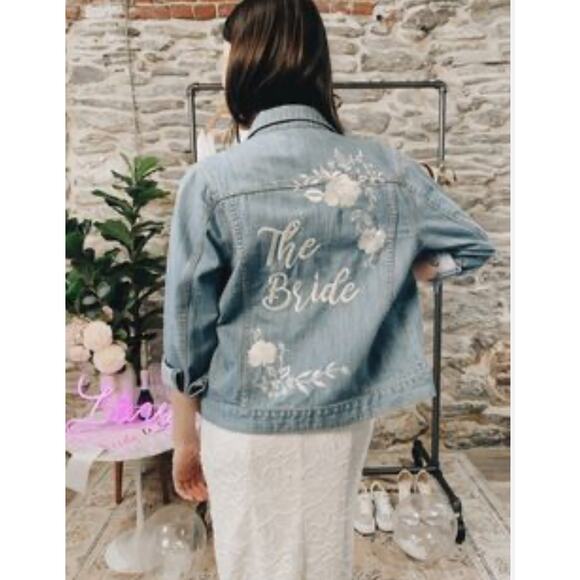 Bride Embroidered Jean Jacket - Picture 3 of 7